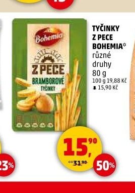 TYČINKY Z PECE BOHEMIA