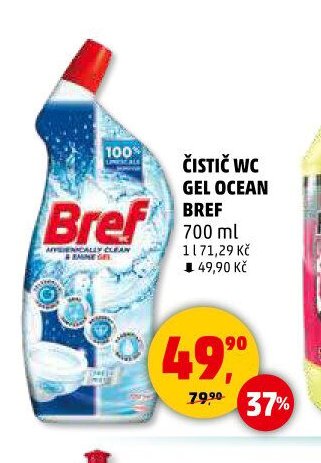 ČISTIČ WC GEL OCEAN BREF