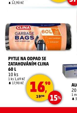 PYTLE NA ODPAD SE ZATAHOVÁNÍM CLINA