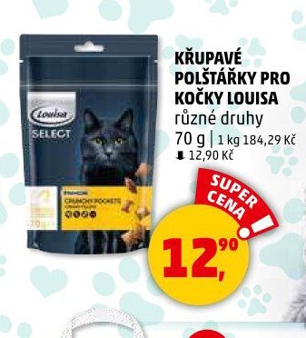 Křupavé polštářky pro kočky Louisa
