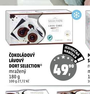 Čokoládový lávový dort Selection