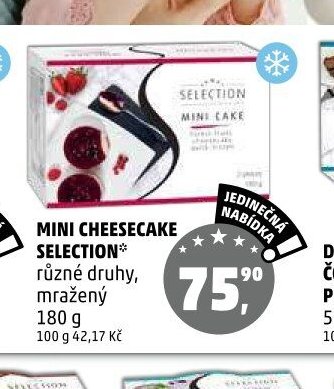 Mini cheesecake Selection