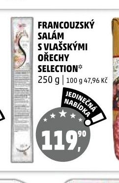 Francouzský salám s vlašskými ořechy Selection