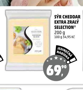 SÝR CHEDDAR EXTRA ZRALÝ SELECTION