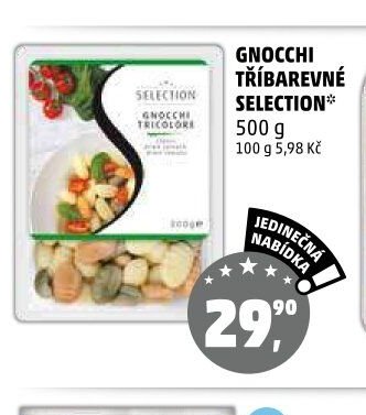 GNOCCHI TŘÍBAREVNÉ SELECTION