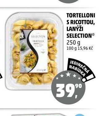 TORTELLONI S RICOTTOU, LANÝŽI SELECTION