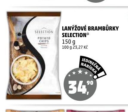 Lanýžové brambůrky SELECTION