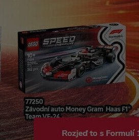 LEGO 77250 Závodní auto Money Gram Haas F1 Team VF-24