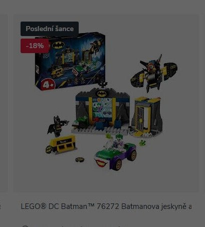 LEGO DC Batman 76272 Batmanova jeskyně a