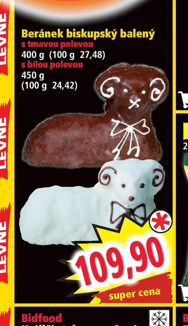 Beránek biskupský balený 400 g