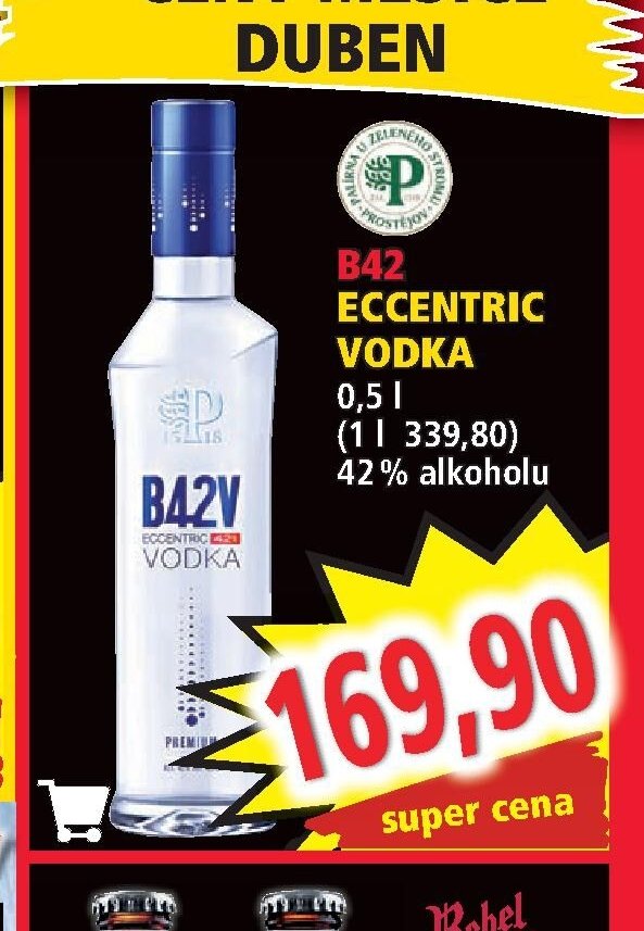 B42 Eccentric Vodka 0,5 l