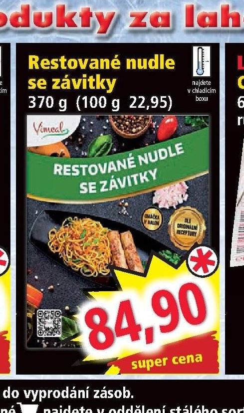 Restované nudle se závitky 370 g
