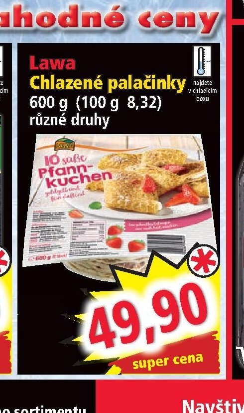 Lawa Chlazené palačinky 600 g