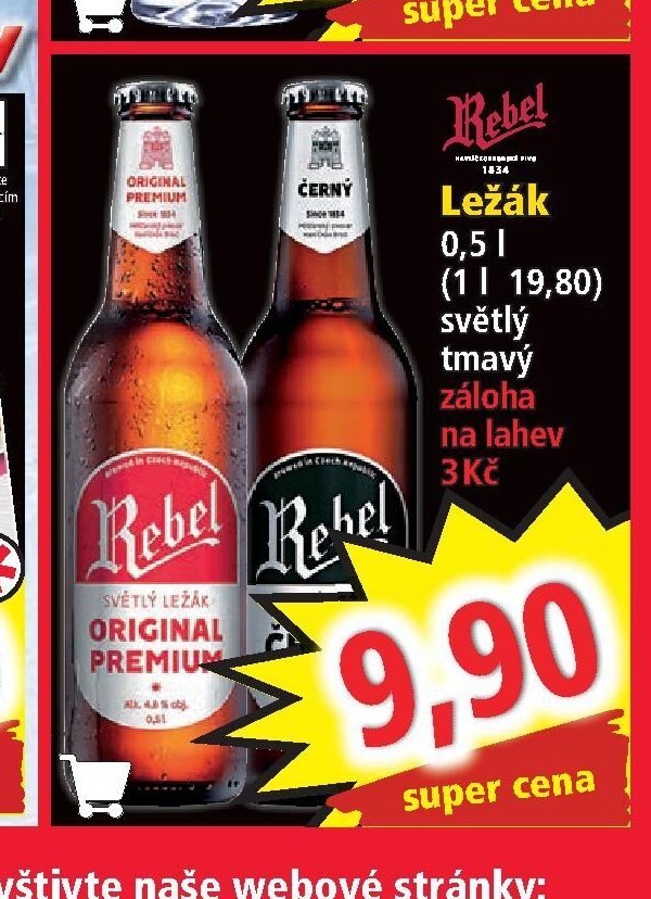Rebel Ležák 0,5 l