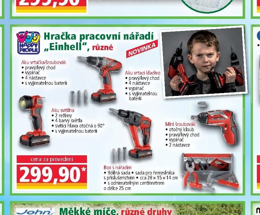 Hračka pracovní nářadí Einhell