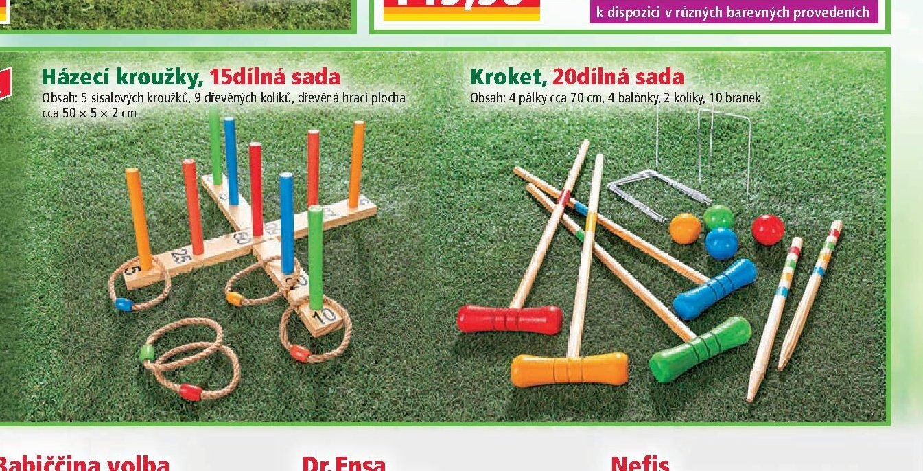 Házecí kroužky 15dílná sada