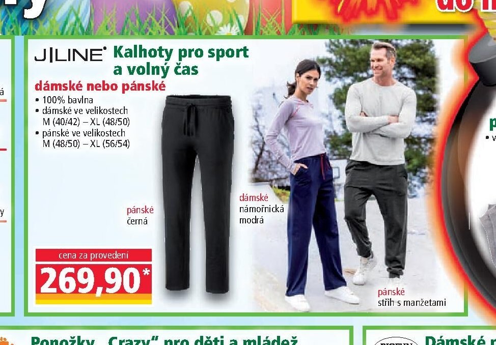 JILINE Kalhoty pro sport a volný čas