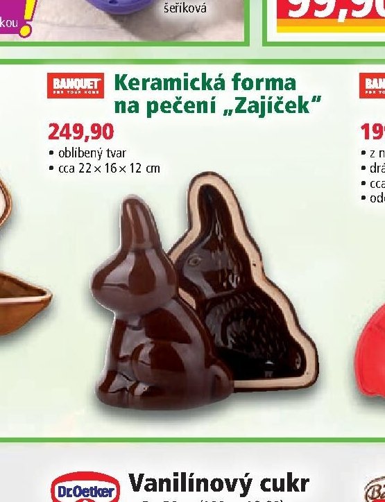 BANQUET Keramická forma na pečení Zajíček