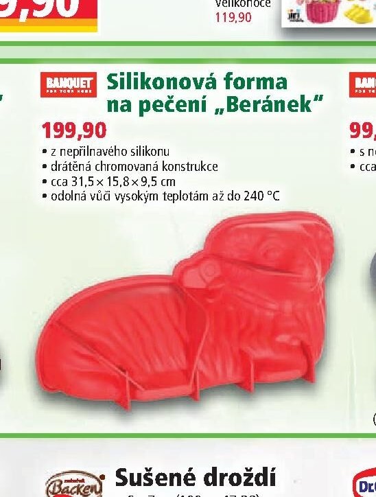 BANQUET Silikonová forma na pečení Beránek