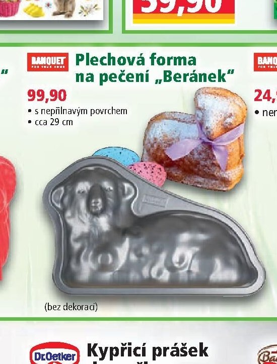 BANQUET Plechová forma na pečení Beránek