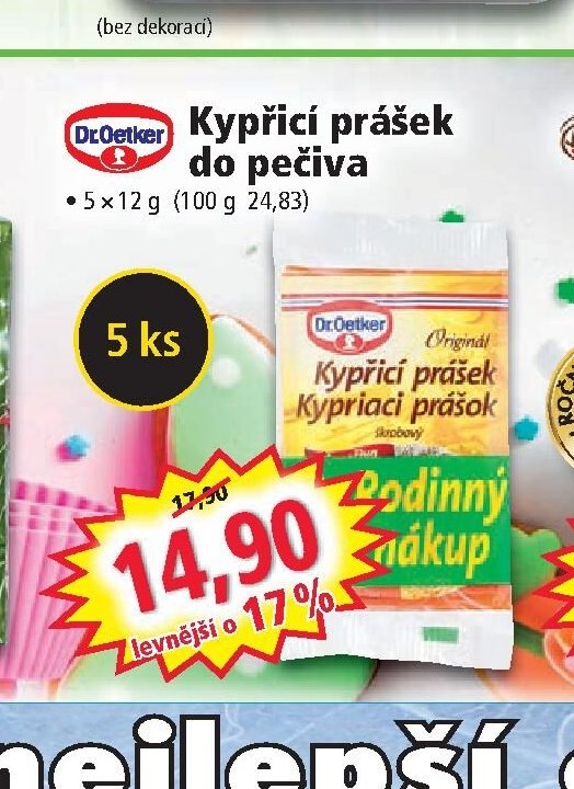 Dr.Oetker Kypřící prášek do pečiva