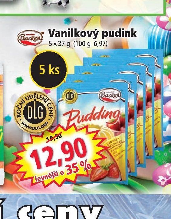 Backen Vanilkový pudink