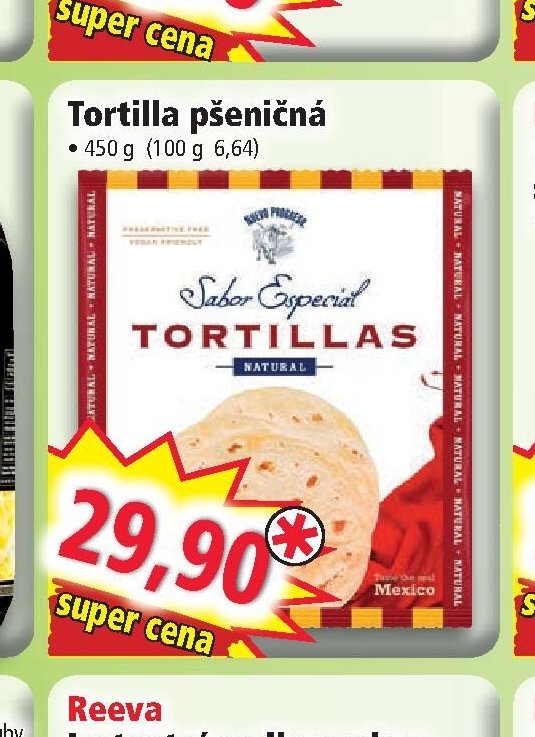 Tortilla pšeničná