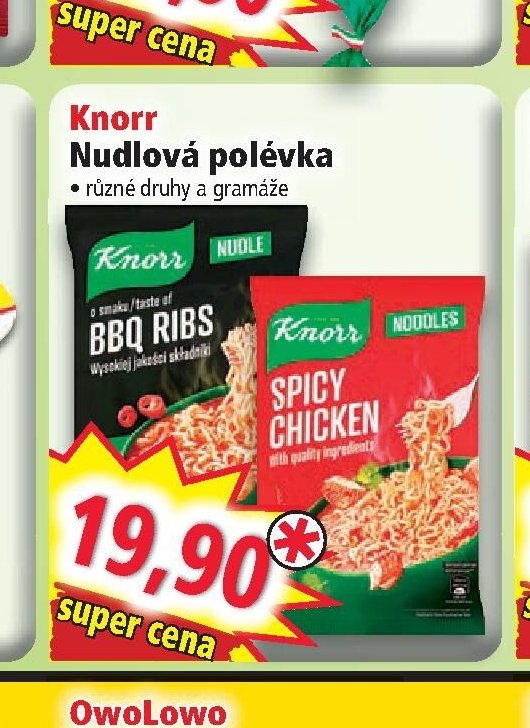 Knorr Nudlová polévka