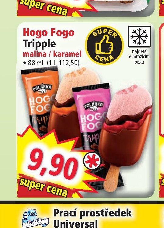 Hogo Fogo Tripple malina / karamel