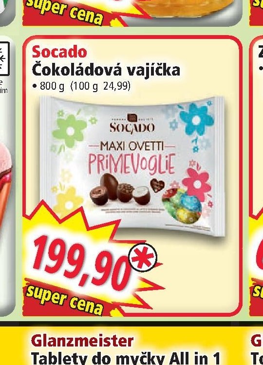 Socado Čokoládová vajíčka