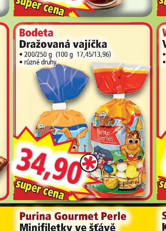 Bodeta Dražovaná vajíčka