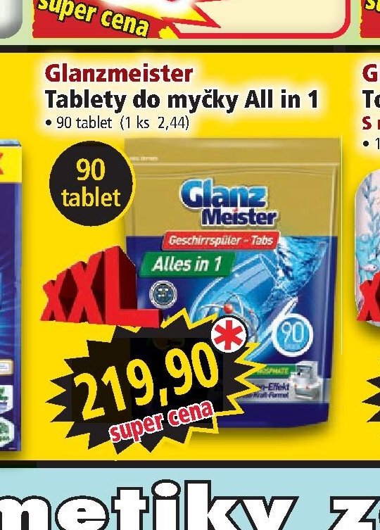 Glanzmeister Tablety do myčky All in 1