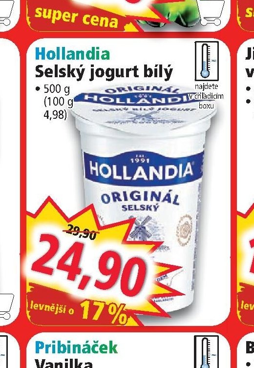 Hollandia Selský jogurt bílý