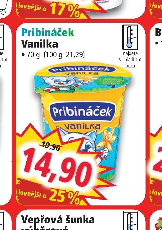 Pribináček Vanilka