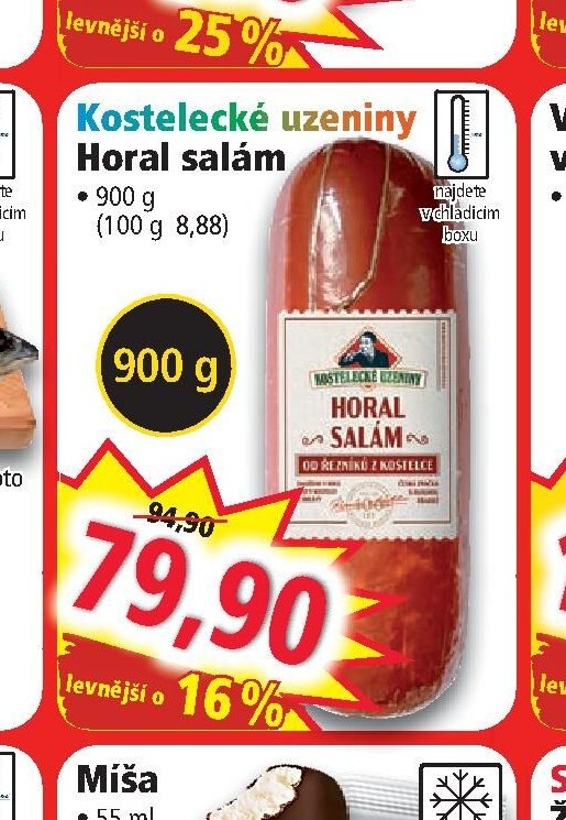 Kostelecké uzeniny Horal salám
