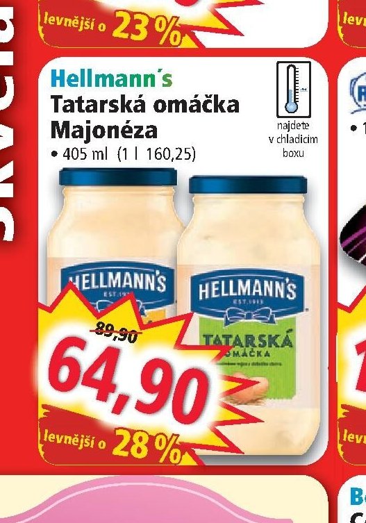 Hellmann's Tatarská omáčka Majonéza