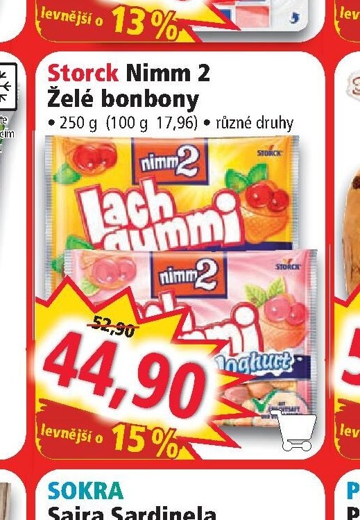Storck Nimm 2 Želé bonbony