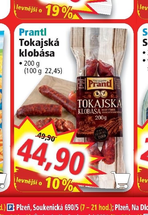Prantl Tokajská klobása