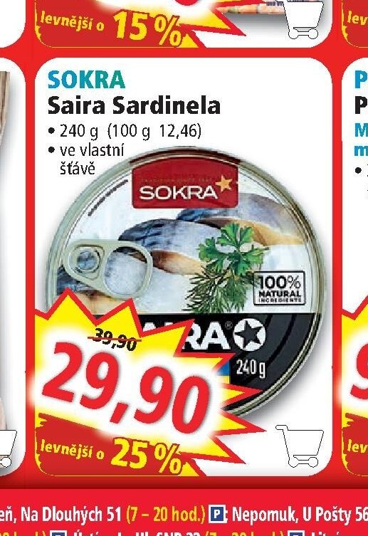 SOKRA Saira Sardinela