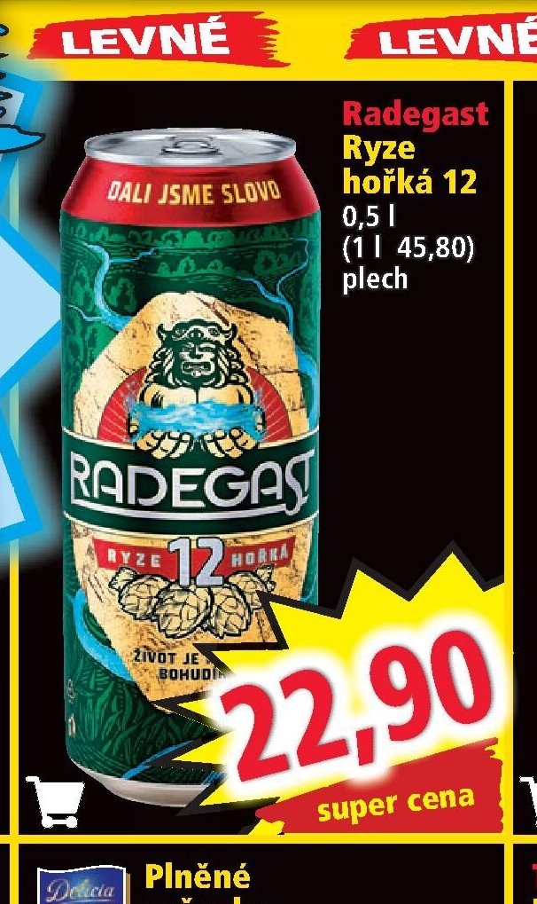 Radegast Ryze hořká 12 0,5 l