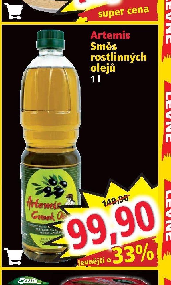 Artemis Směs rostlinných olejů 1 l