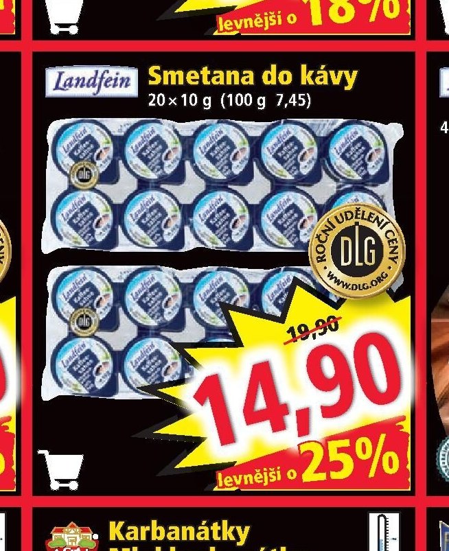 Smetana do kávy