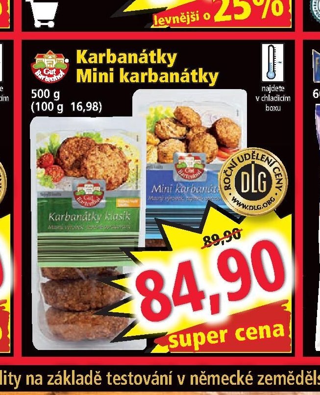 Karbanátky / Mini karbanátky