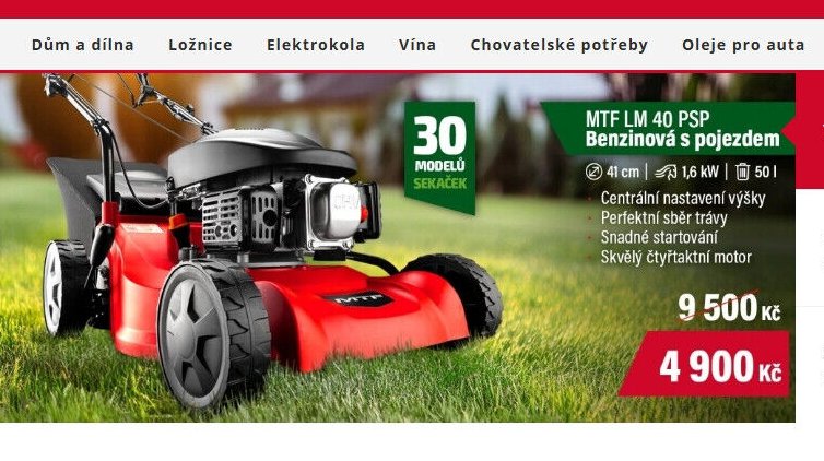 MTF LM 40 PSP Benzínová sekačka s pojezdem
