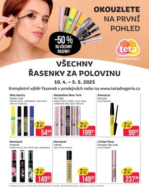 aktuální leták Teta drogerie 10.4.2025-5.5.2025