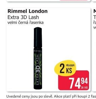 Rimmel London Extra 3D Lash