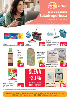 aktuální leták Teta drogerie 10.4.2025-22.4.2025