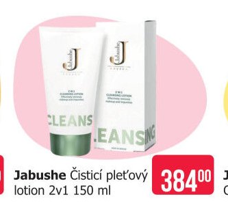 Jabushe Čisticí pleťový lotion 2v1 150 ml