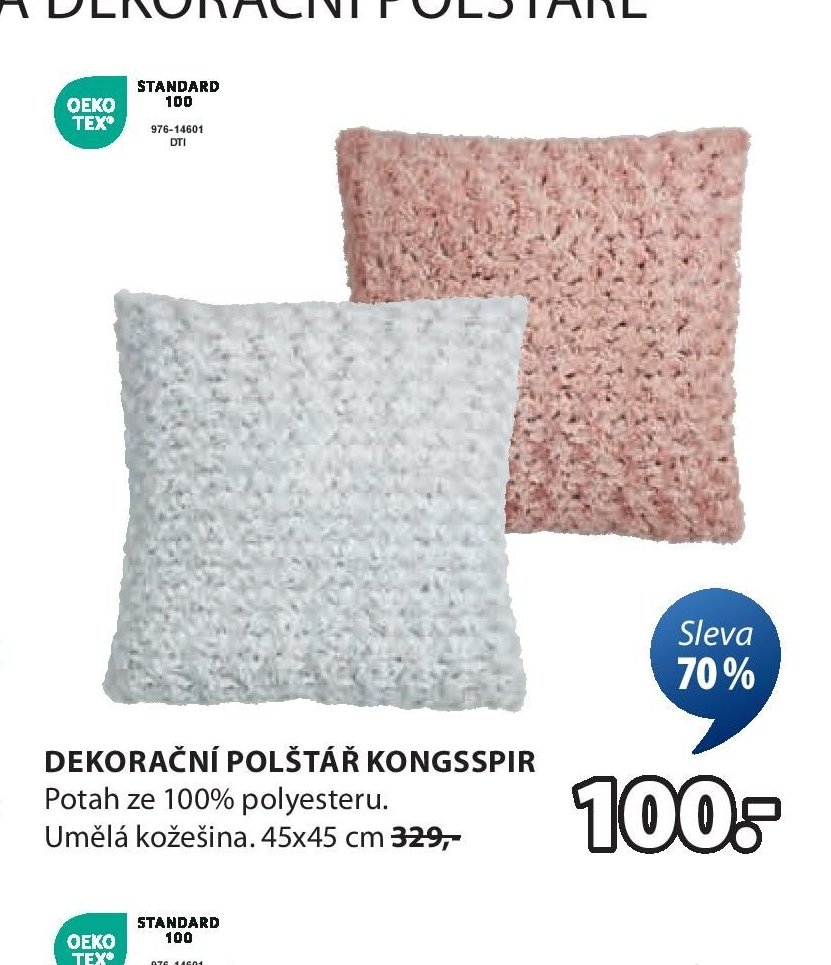 DEKORAČNÍ POLŠTÁŘ KONGSSPIR