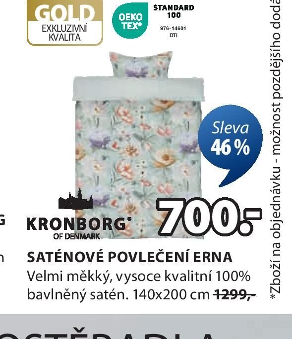 Saténové povlečení ERNA